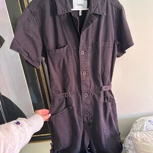 Pistola Black Utility Jumpsuit